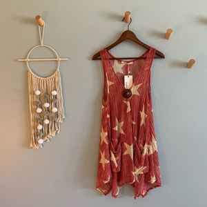 Star tunic/ shirt/ beachwear